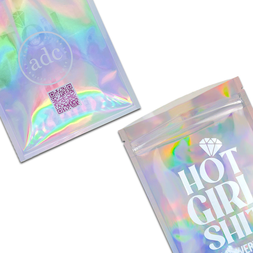 Stylish and Functional Clear Holographic Bags for Modern Packaging