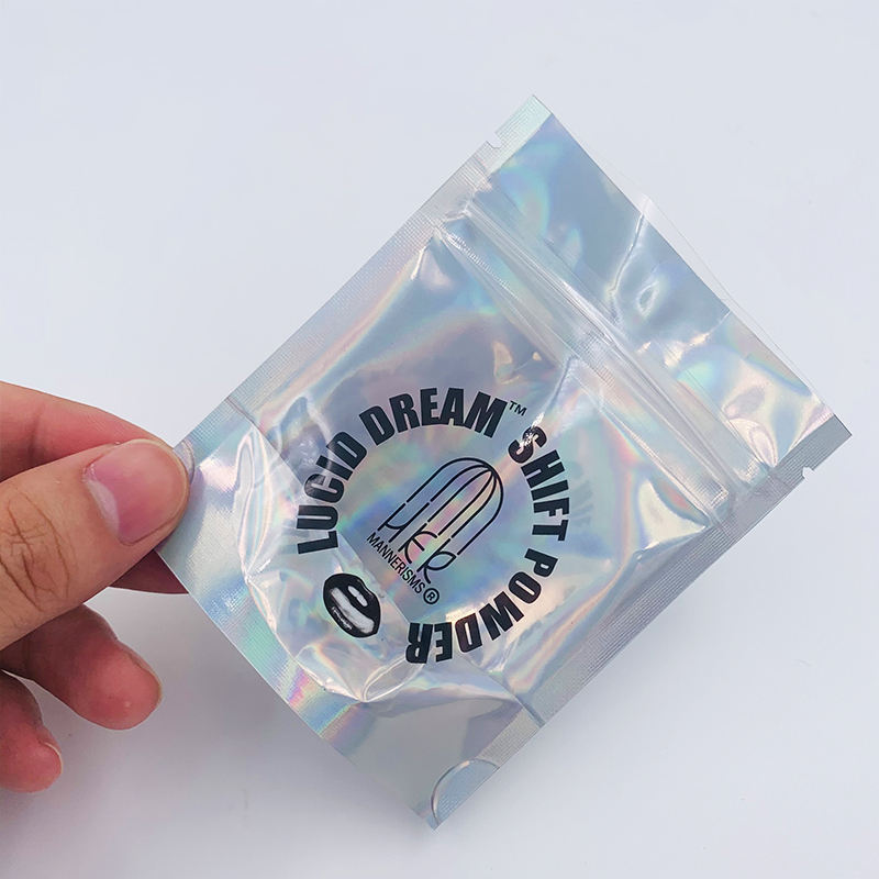 Durable and Stylish Holographic Ziplock Bags for Secure Packaging