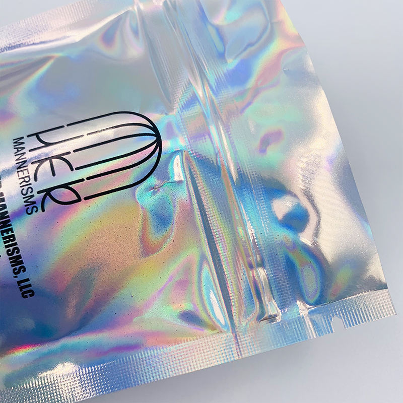 Durable and Stylish Holographic Ziplock Bags for Secure Packaging