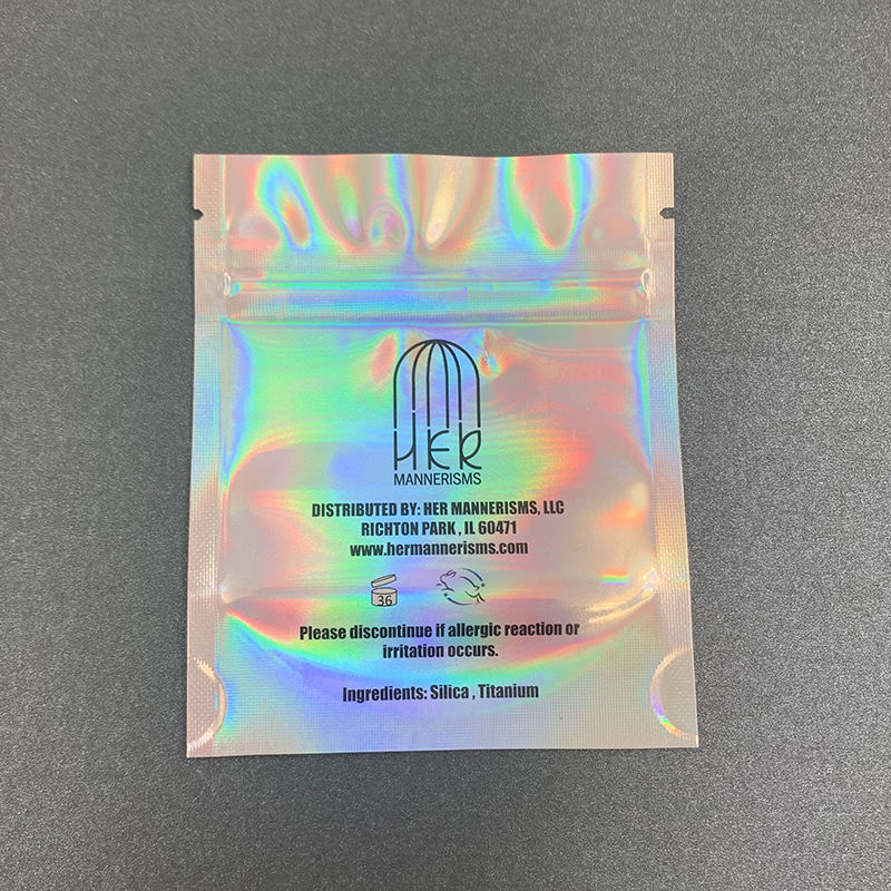 Durable and Stylish Holographic Ziplock Bags for Secure Packaging