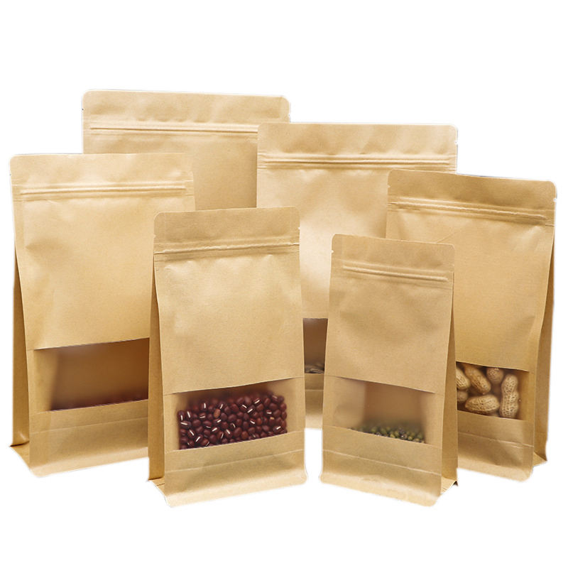 Kraft Paper Bags with Window: Eco-Friendly Packaging with a Clear View of Your Products