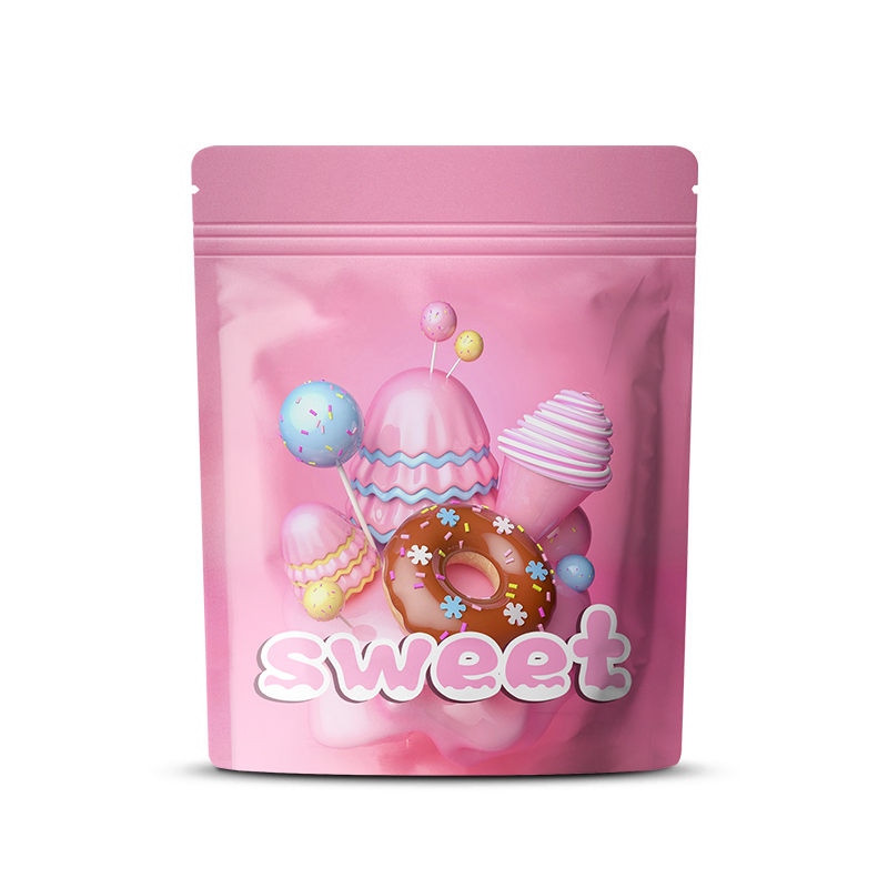 Sweet Treats - 3.5 Mylar Bag with Candy-Themed Design