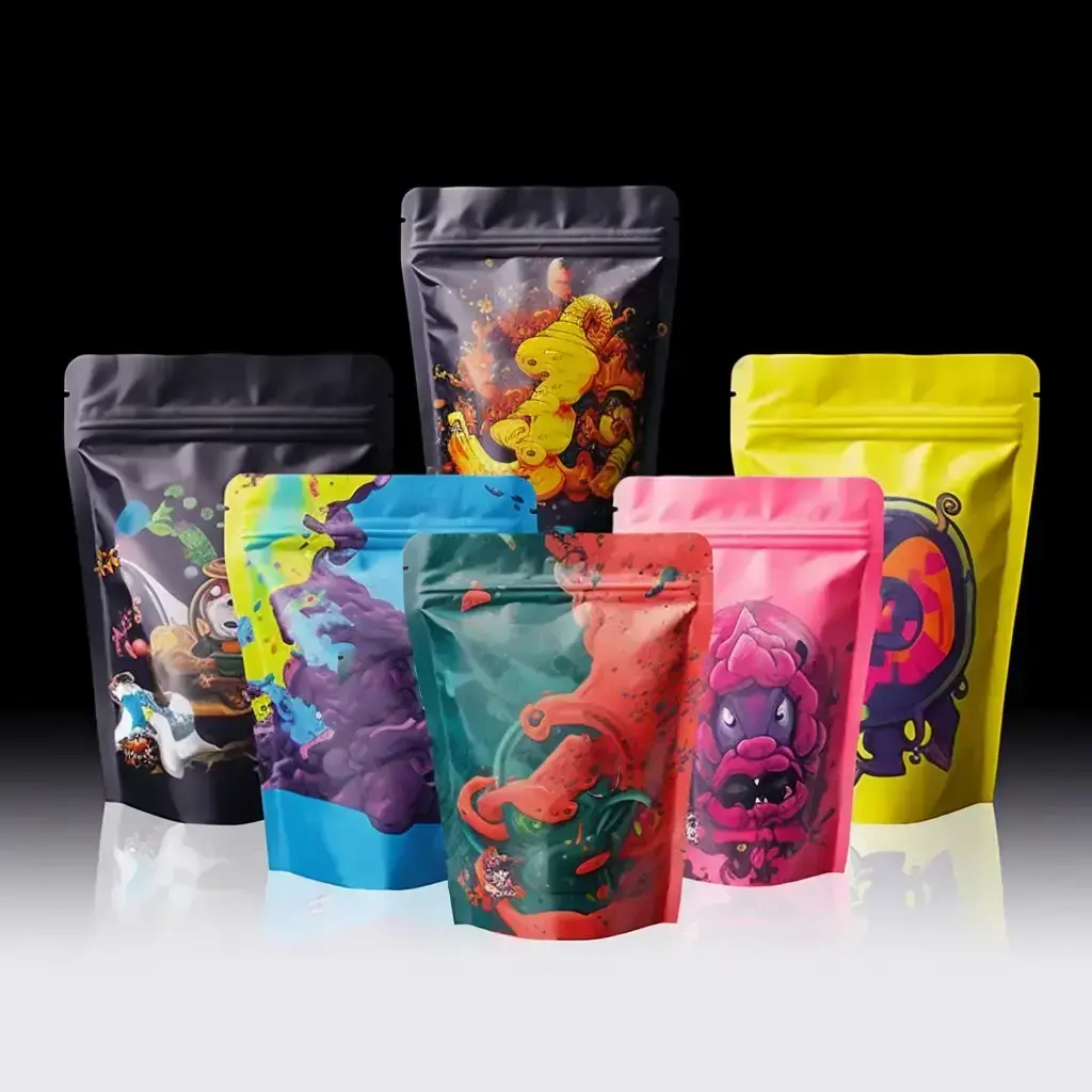 Sealable Mylar Bags for Food, CBD, and Retail Packaging – Custom Sizes & Designs Available! Durable, Airtight, and Resealable Solutions